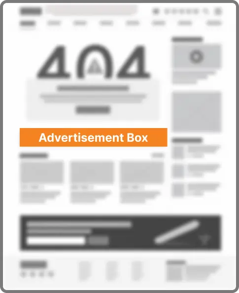 404 Page Ad