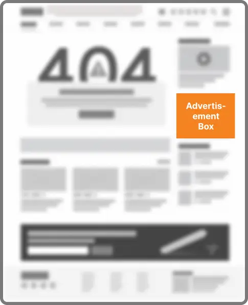 404 Page Ad